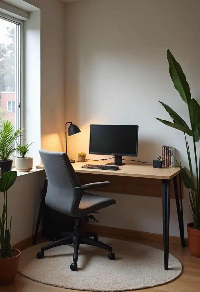27 Smart Office Corner Ideas for Small Spaces 23. Tech Friendly Features