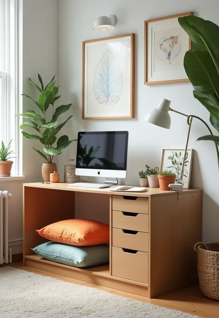 28+ Home Office Gym Combo Ideas for Fitness and Work 11 28 Home Office Gym Combo Ideas for Fitness and Work 11. Creative Box Squat Station