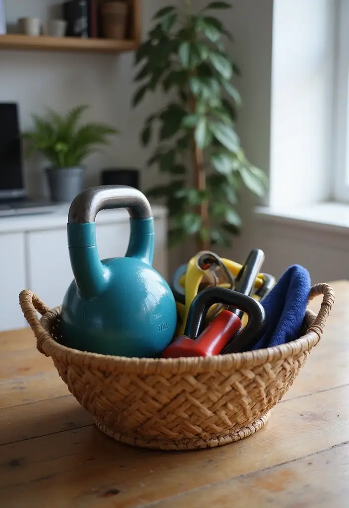 28+ Home Office Gym Combo Ideas for Fitness and Work 20 28 Home Office Gym Combo Ideas for Fitness and Work 20. Portable Fitness Equipment