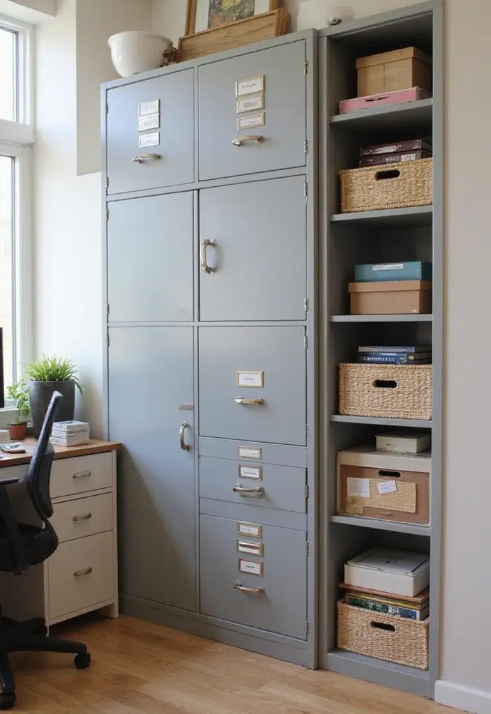 28 Home Office Industrial Designs Youll Want to Try 11. Creative Filing Solutions