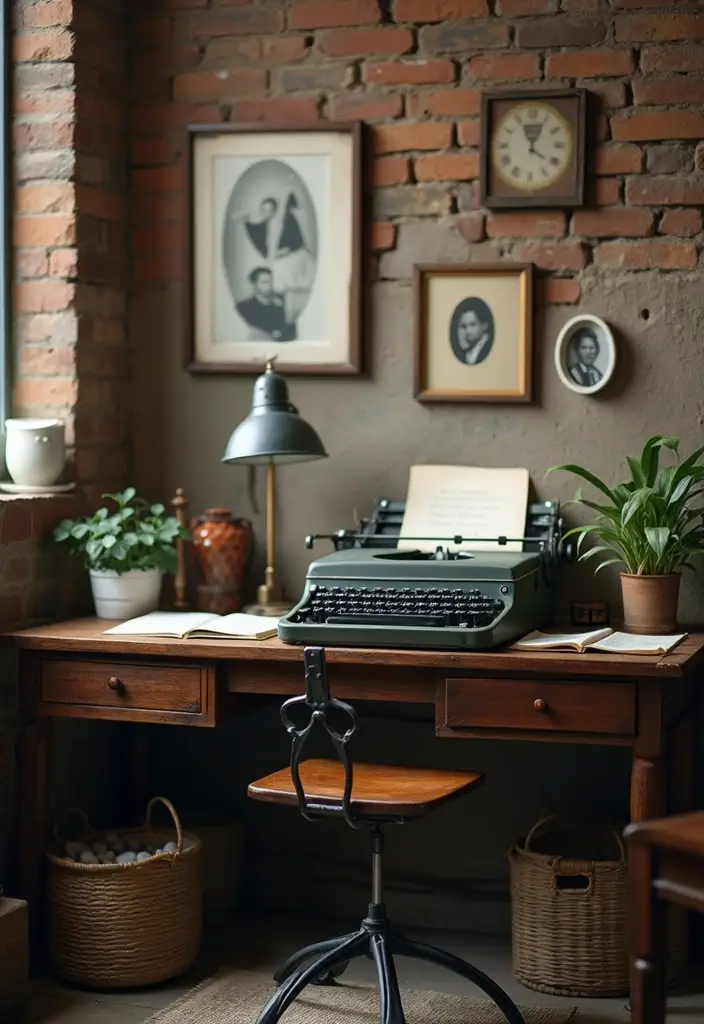 28 Home Office Industrial Designs Youll Want to Try 7. Vintage Finds