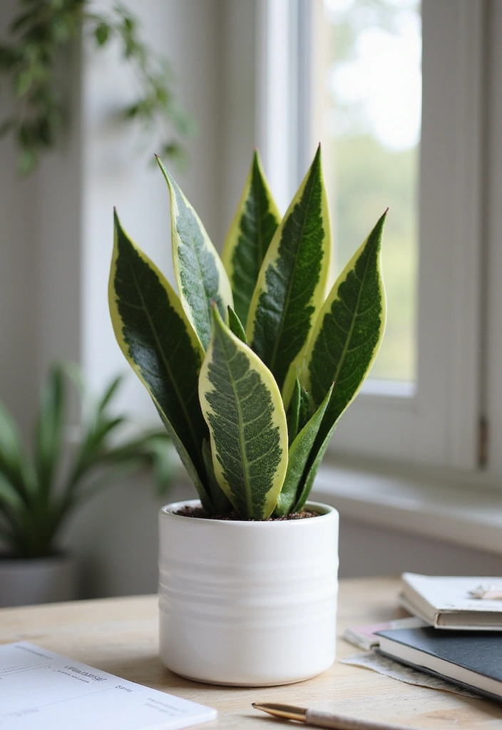 28+ Home Office Plants That Bring Fresh Energy 1 28 Home Office Plants That Bring Fresh Energy 1. Snake Plant