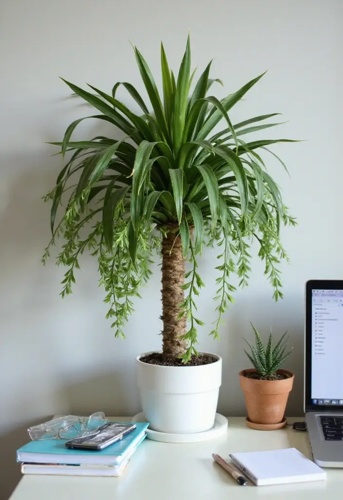 28+ Home Office Plants That Bring Fresh Energy 20 28 Home Office Plants That Bring Fresh Energy 20. Ponytail Palm