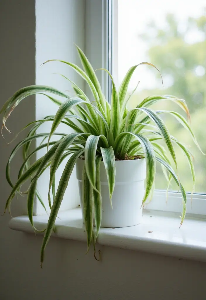 28+ Home Office Plants That Bring Fresh Energy 5 28 Home Office Plants That Bring Fresh Energy 5. Spider Plant