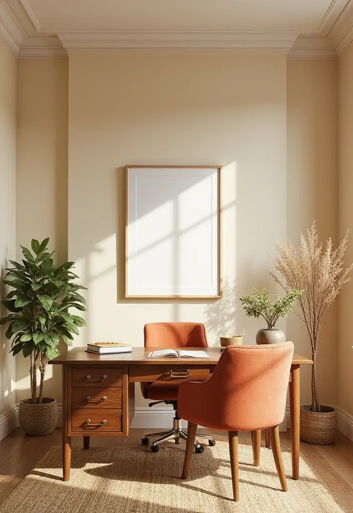 28 Moody Office Paint Colors That Inspire Focus 14. Creamy Beige