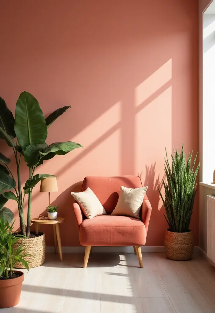 28 Moody Office Paint Colors That Inspire Focus 23. Gentle Coral