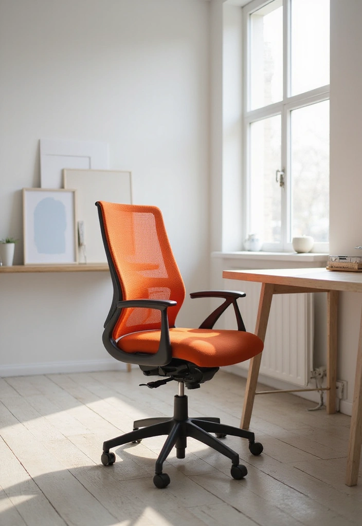 28 Office Chair Ideas That Balance Comfort and Style 1. The Chic Mesh Back Chair