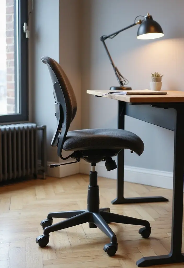 28 Office Chair Ideas That Balance Comfort and Style 23. Adjustable Drafting Chairs