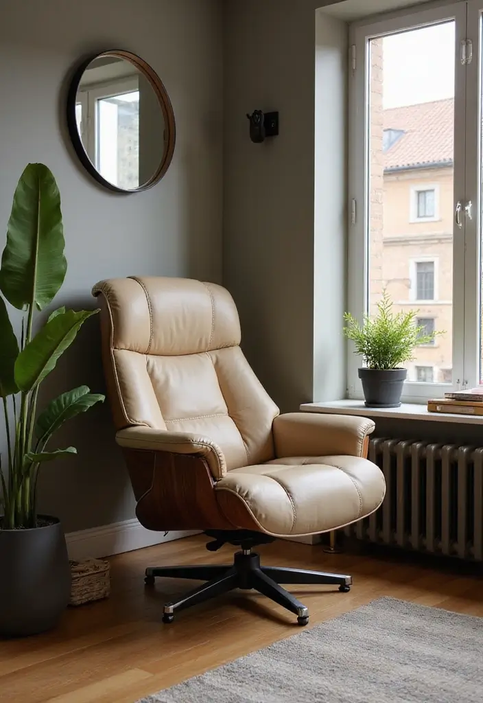 28 Office Chair Ideas That Balance Comfort and Style 25. Stylish Reclining Office Chairs