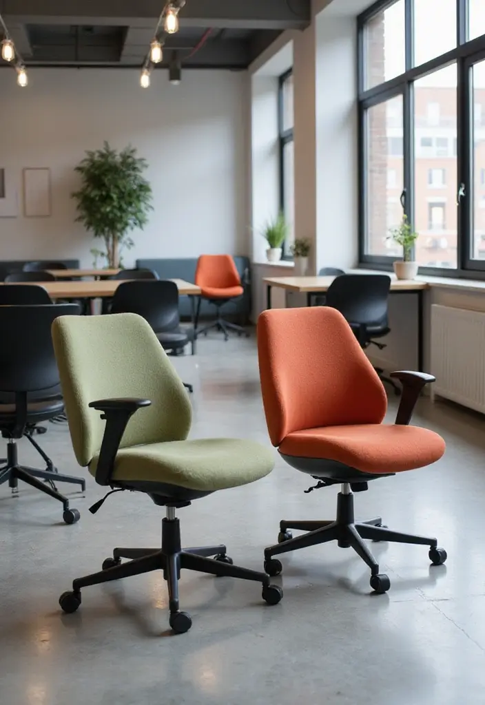 28 Office Chair Ideas That Balance Comfort and Style 26. Modular Office Chairs