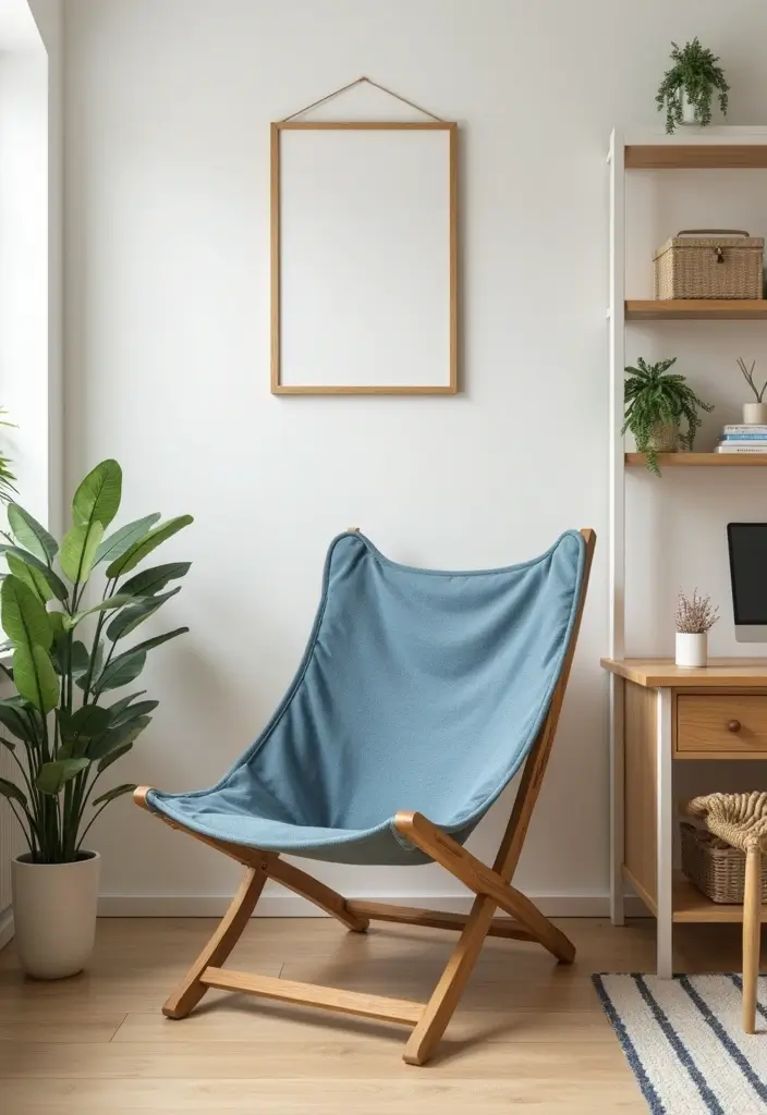 28 Office Chair Ideas That Balance Comfort and Style 28. Classic Folding Lounge Chairs