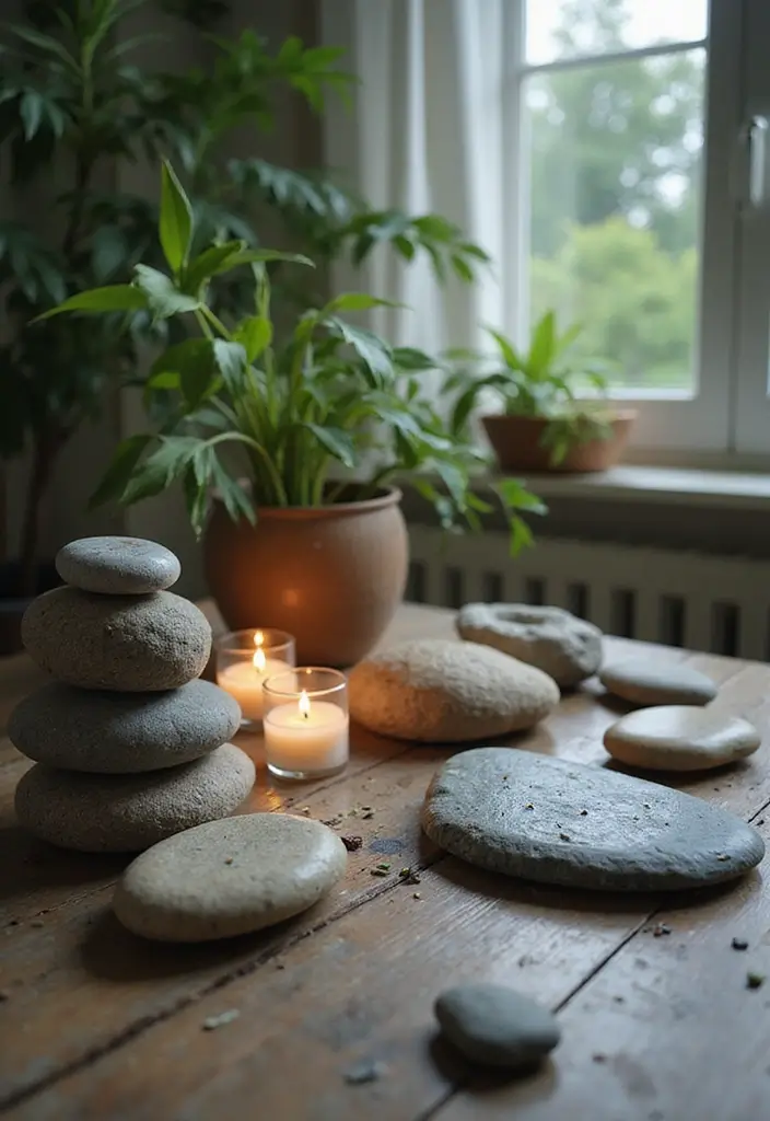 28 Office Table Decor Ideas That Upgrade Your Desk 22. Create a Zen Corner