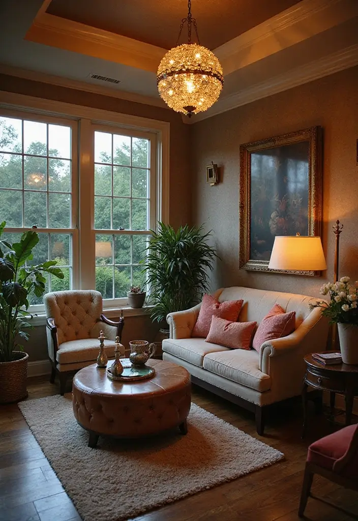 28 Sunroom Office Ideas for Bright and Productive Days 15. Luxurious Lounge Office