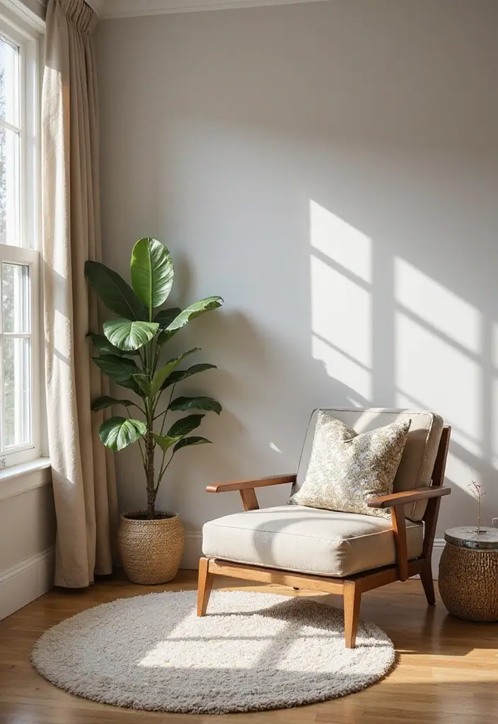 29 Cozy Office Decor Ideas That Feel Warm and Inviting 12. Incorporate a Cozy Corner