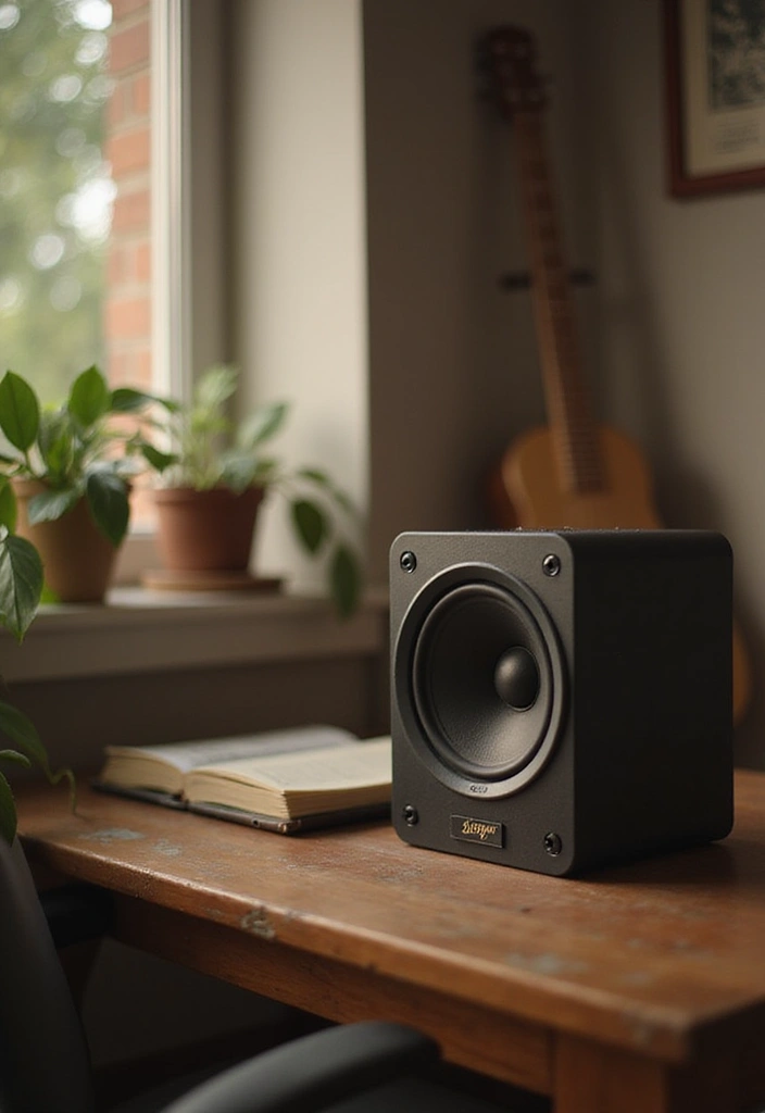 29 Cozy Office Decor Ideas That Feel Warm and Inviting 20. Relaxing Soundscapes