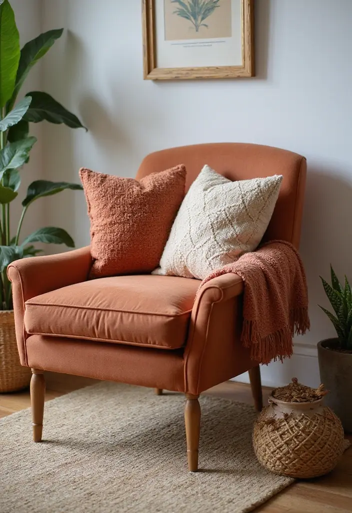 29 Cozy Office Decor Ideas That Feel Warm and Inviting 25. Cozy Throw Pillows