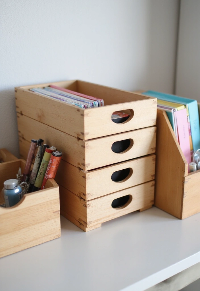 29 Cozy Office Decor Ideas That Feel Warm and Inviting 4. Stylish Desk Organization