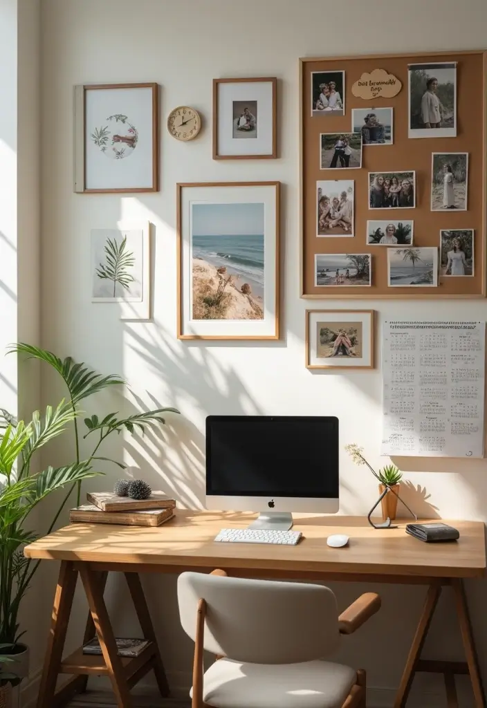 29 Cozy Office Decor Ideas That Feel Warm and Inviting 5. Personalized Touches
