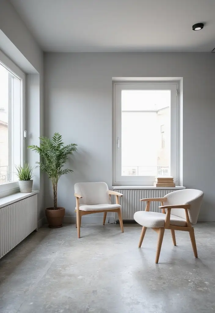 29 Gray Office Ideas That Look Sleek and Modern 1. Soft Gray Walls