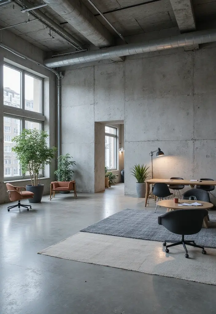 29 Gray Office Ideas That Look Sleek and Modern 29. Well Defined Zones