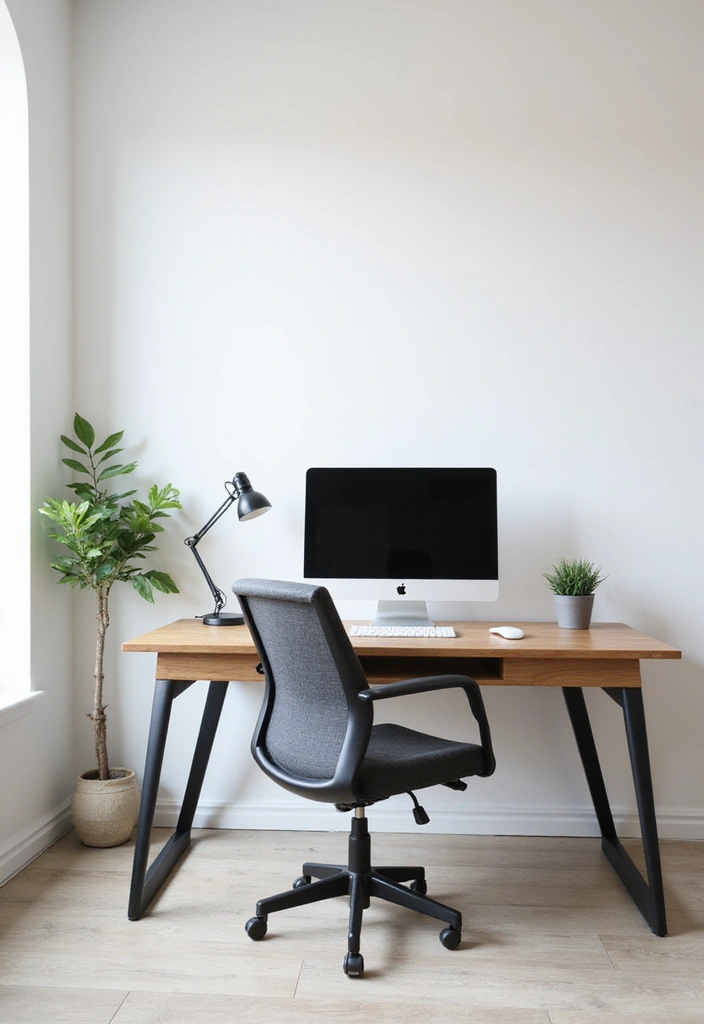 29 Home Office Man Ideas to Upgrade Your Workspace 1. Minimalist Desk Setup
