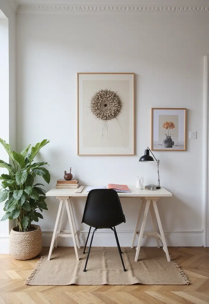 29 Home Office Man Ideas to Upgrade Your Workspace 27. Incorporating Statement Pieces