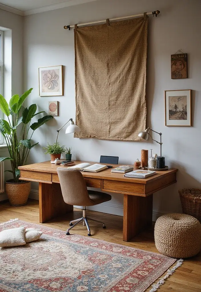 29 Home Office Man Ideas to Upgrade Your Workspace 28. Incorporating Textures