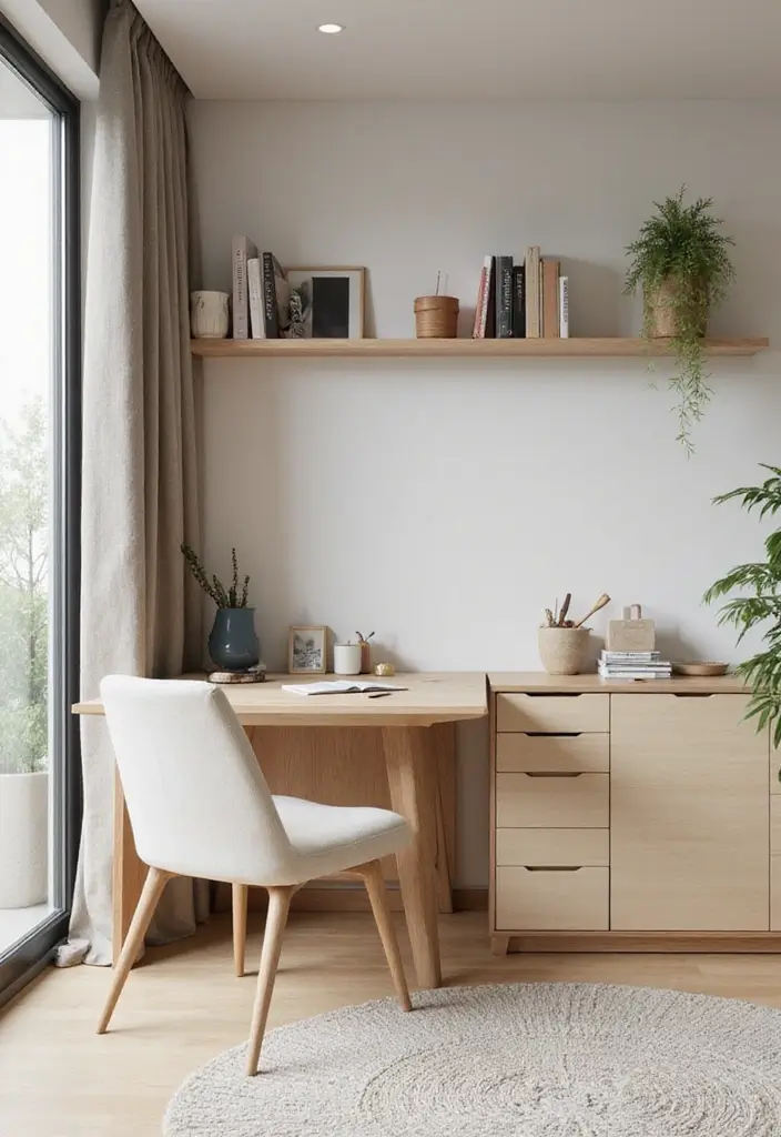 29 Home Office Man Ideas to Upgrade Your Workspace 7. Multi Functional Furniture