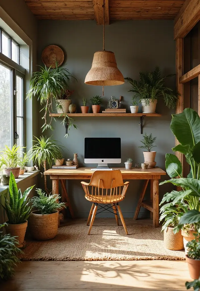 29 Office Den Room Ideas That Inspire Productivity 1. Eco Friendly Furniture Choices