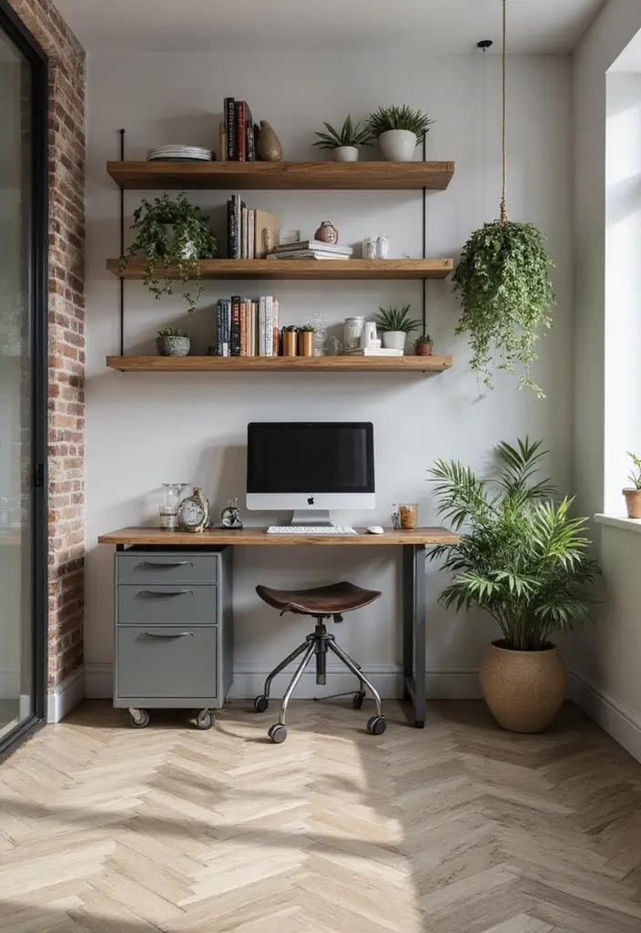 29 Office Den Room Ideas That Inspire Productivity 10. Innovative Storage Solutions