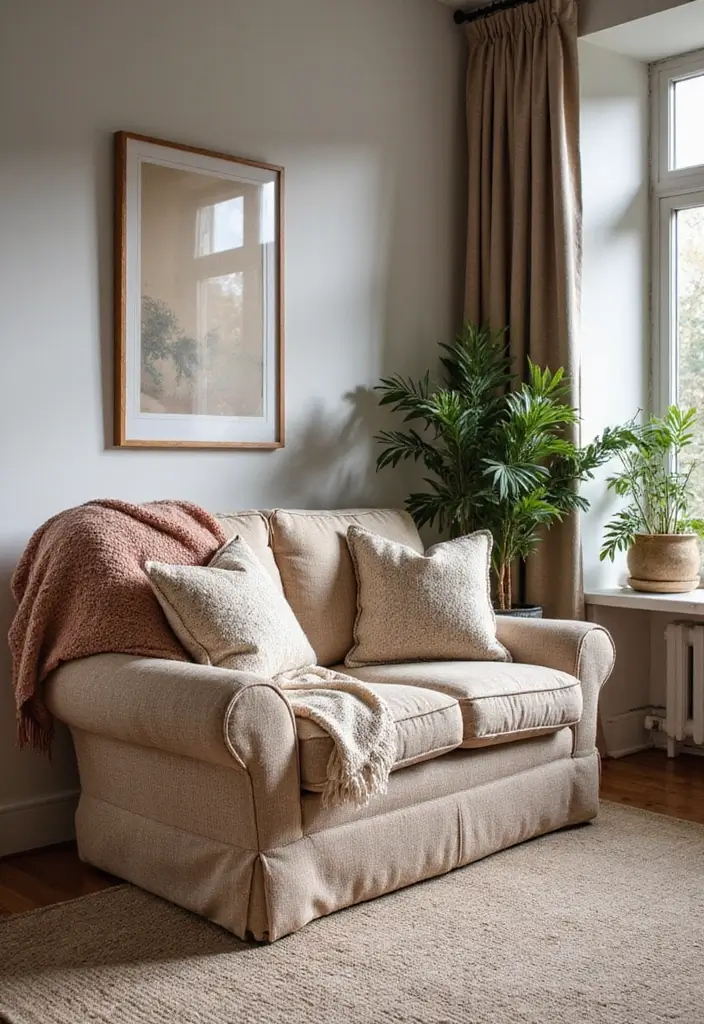 29 Office Den Room Ideas That Inspire Productivity 11. Soft Textiles for Warmth