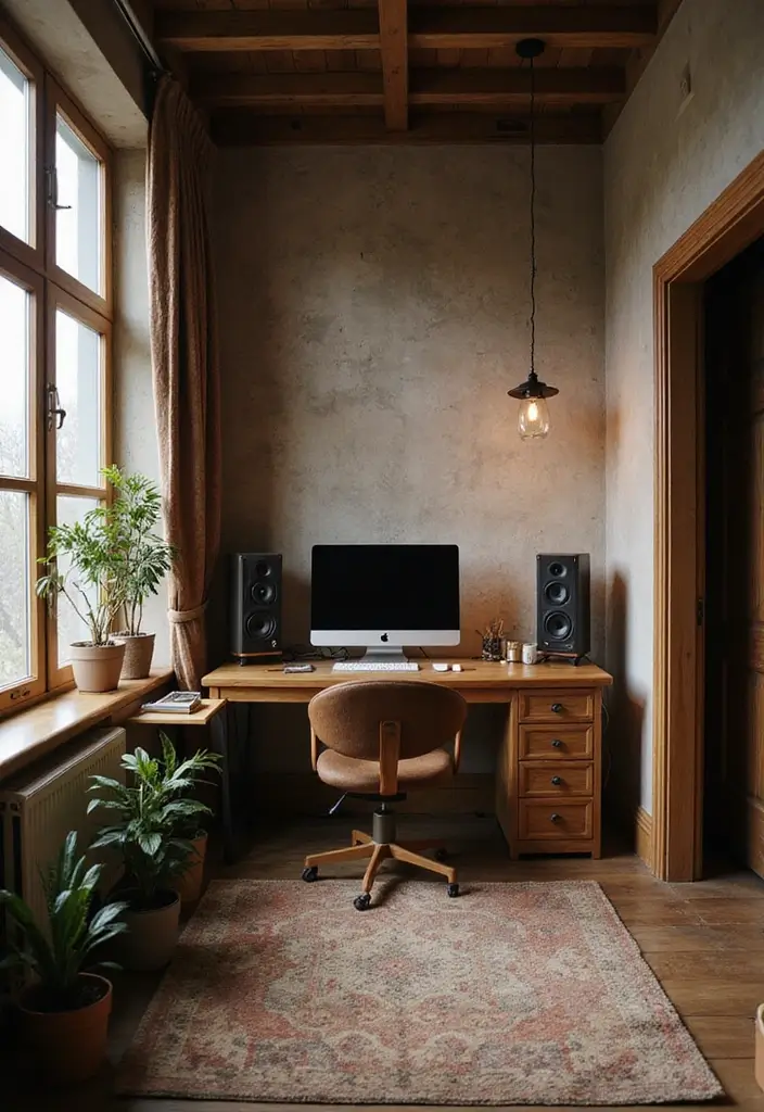 29 Office Den Room Ideas That Inspire Productivity 12. Mindful Soundscapes