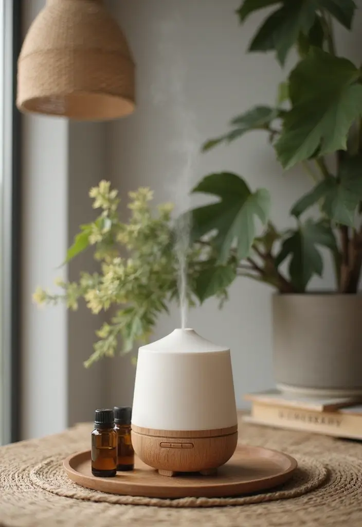 29 Office Den Room Ideas That Inspire Productivity 23. Aromatherapy and Scent