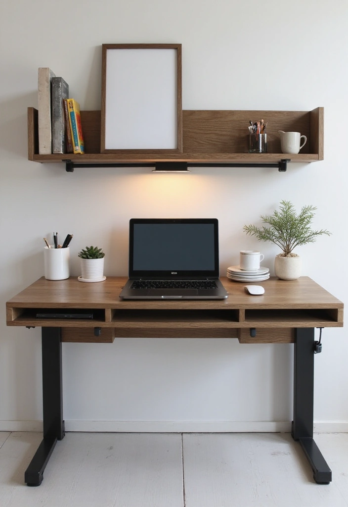 29 Office Table Design Ideas for Modern Workspaces 7. Multi Functional Desk