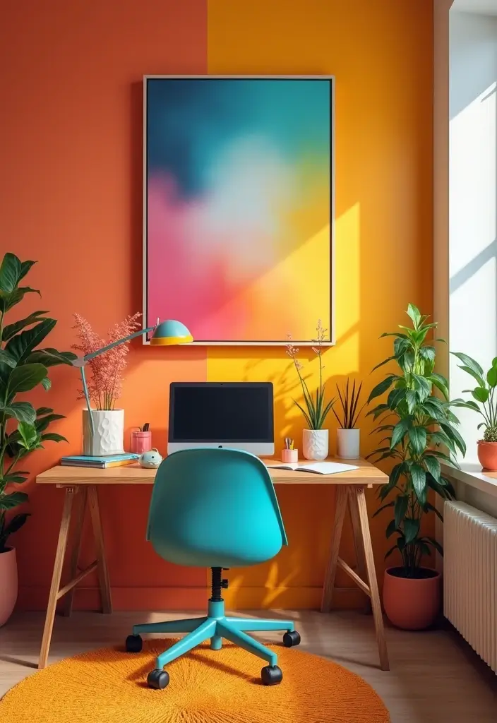 29+ Studio Office Ideas That Inspire Creativity 2 29 Studio Office Ideas That Inspire Creativity 2. Bold Color Pops