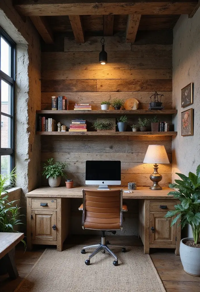 29+ Studio Office Ideas That Inspire Creativity 21 29 Studio Office Ideas That Inspire Creativity 21. Rustic Charm