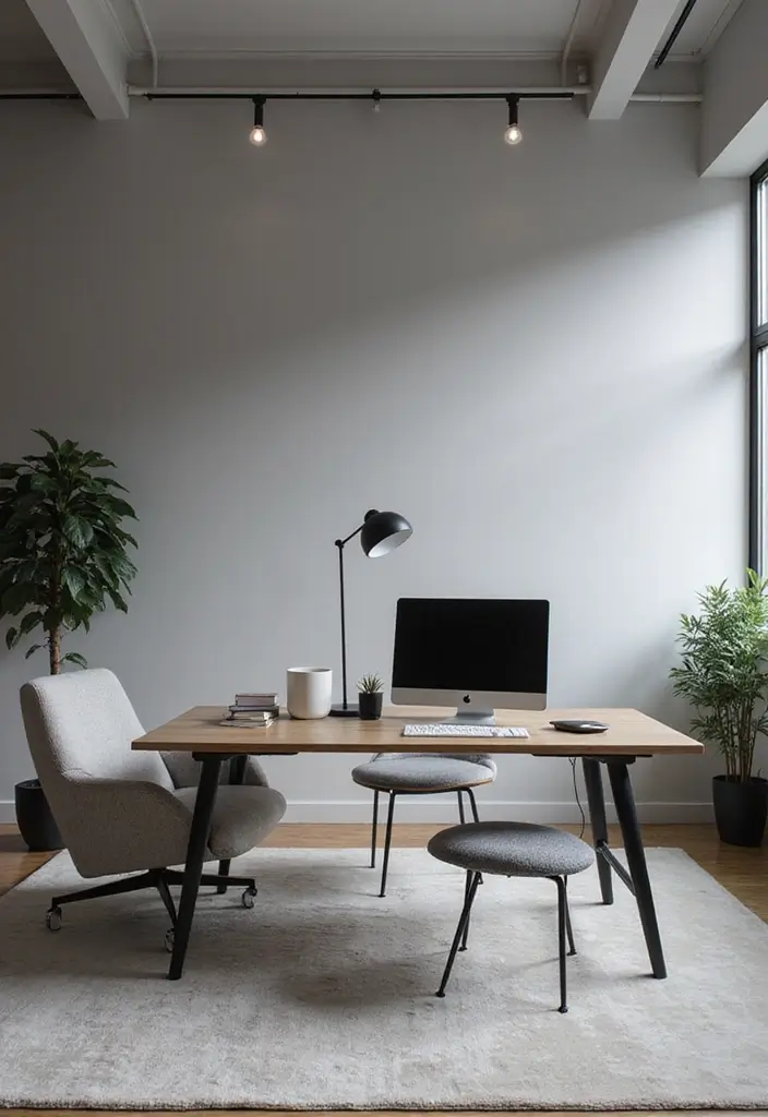 29+ Studio Office Ideas That Inspire Creativity 22 29 Studio Office Ideas That Inspire Creativity 22. Monochrome Magic