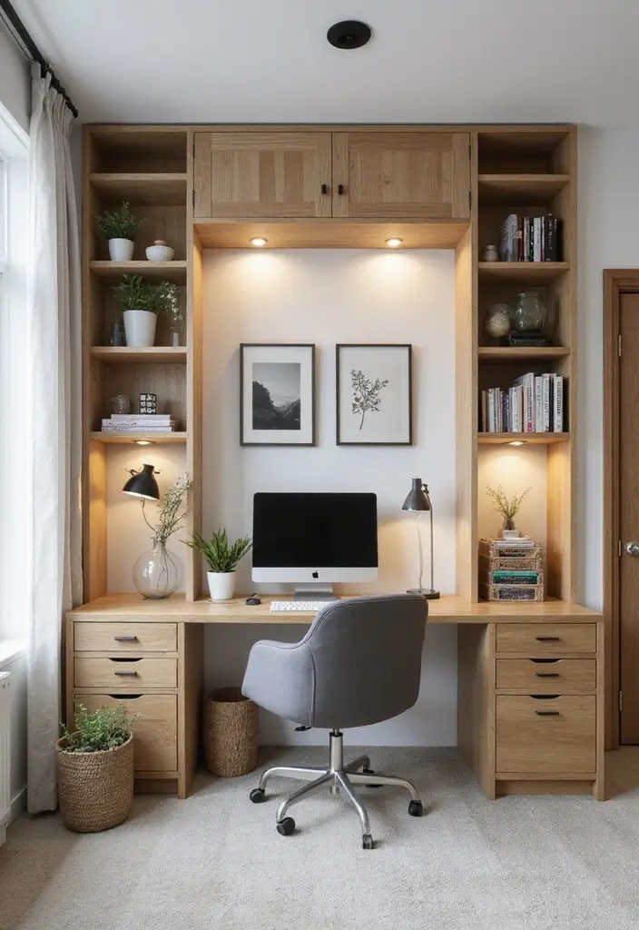 29 Womens Home Office Ideas for Creative Workspaces 12. Smart Storage Solutions