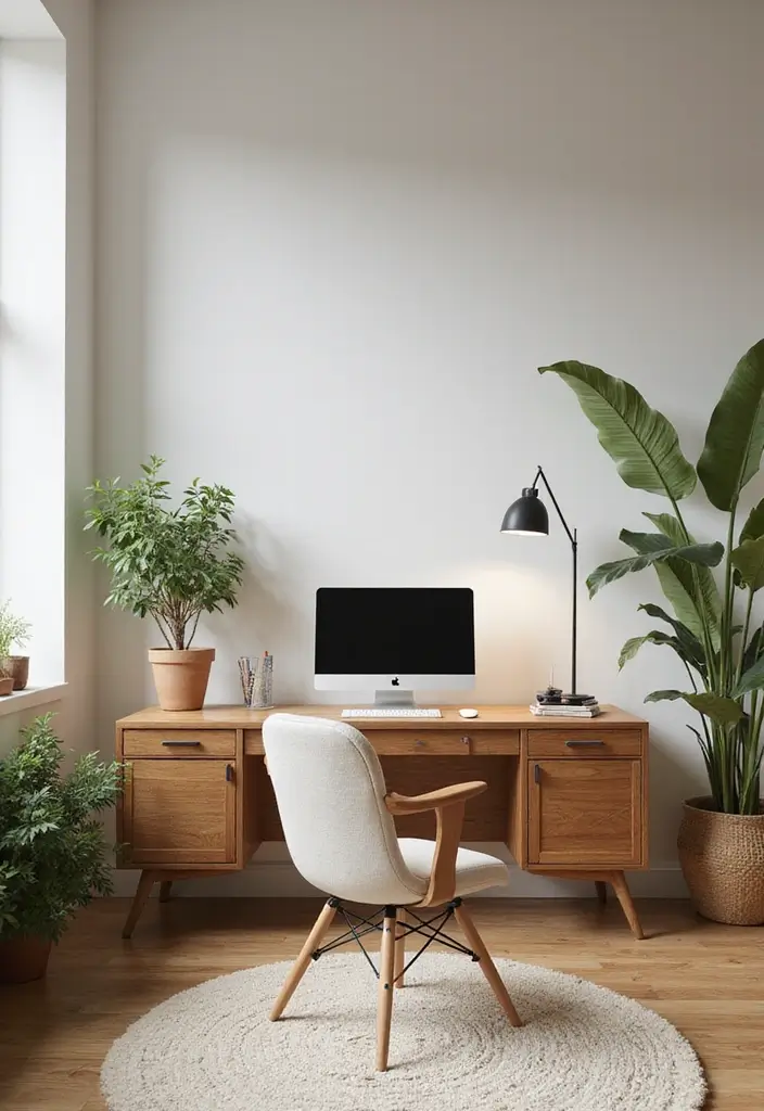 29 Womens Home Office Ideas for Creative Workspaces 14. Eco Conscious Furniture