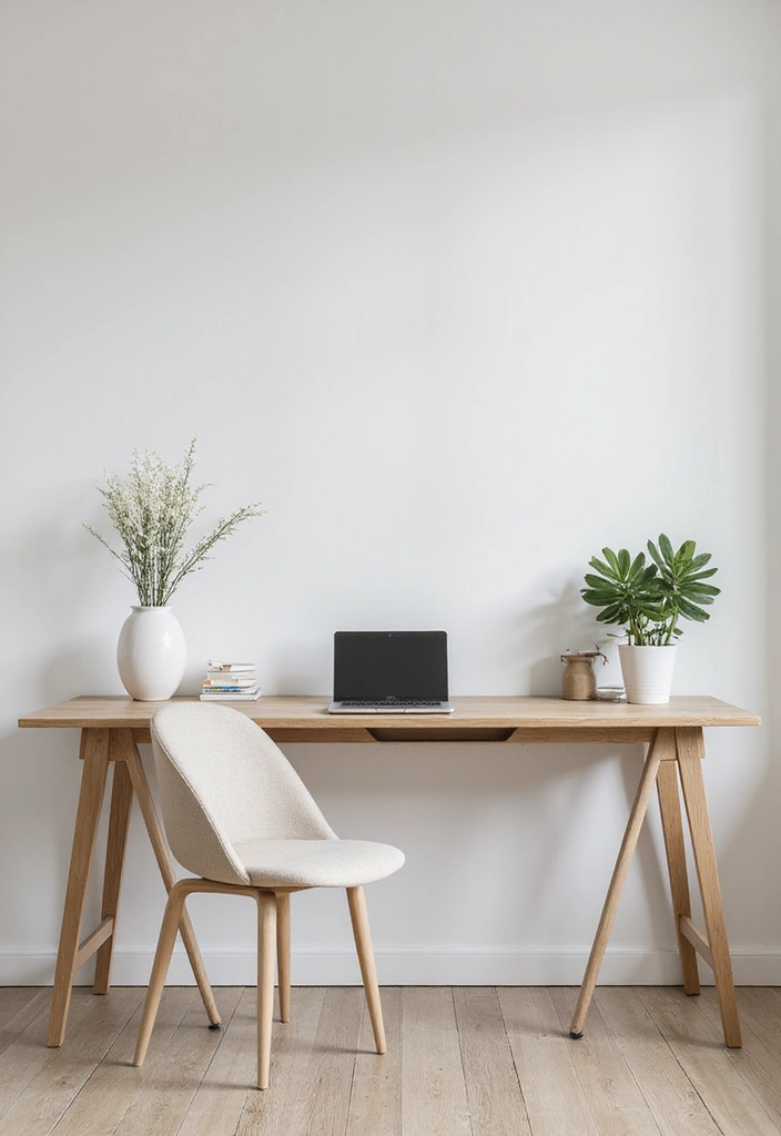 29 Womens Home Office Ideas for Creative Workspaces 7. Minimalist Approach