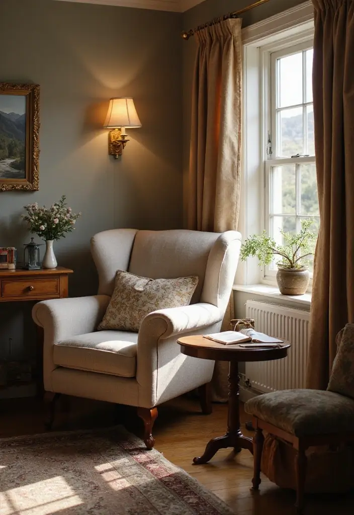 30+ Cottage Office Ideas That Feel Cozy and Inviting 13 30 Cottage Office Ideas That Feel Cozy and Inviting 13. Cozy Reading Corner