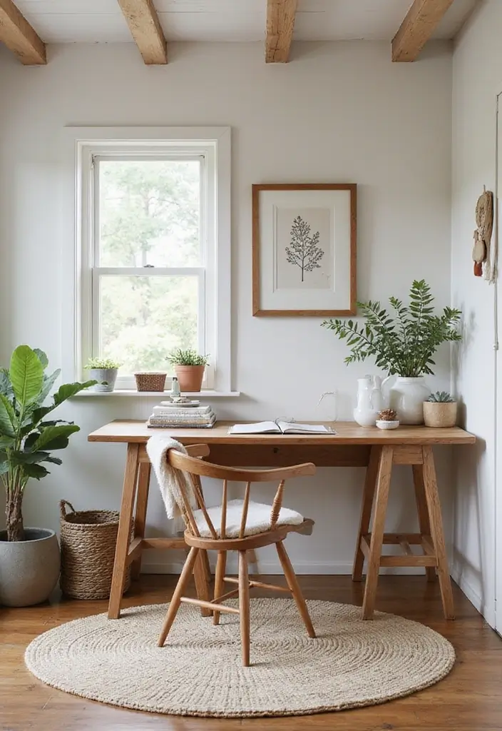 30+ Cottage Office Ideas That Feel Cozy and Inviting 17 30 Cottage Office Ideas That Feel Cozy and Inviting 17. Minimalistic Approach