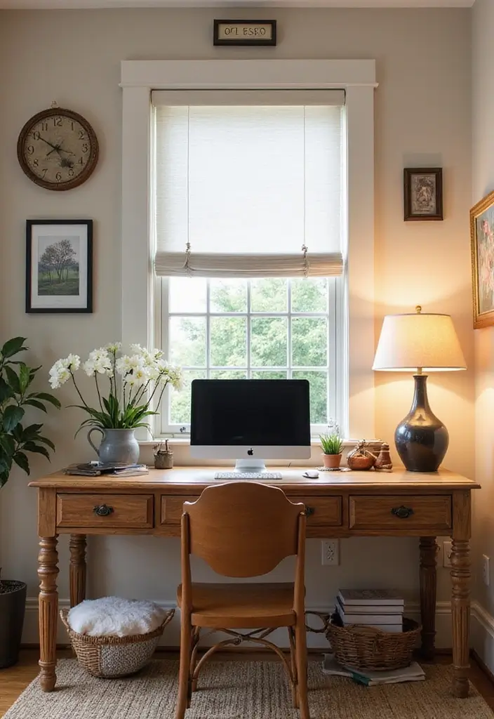 30+ Cottage Office Ideas That Feel Cozy and Inviting 21 30 Cottage Office Ideas That Feel Cozy and Inviting 21. Unique Desk Accessories