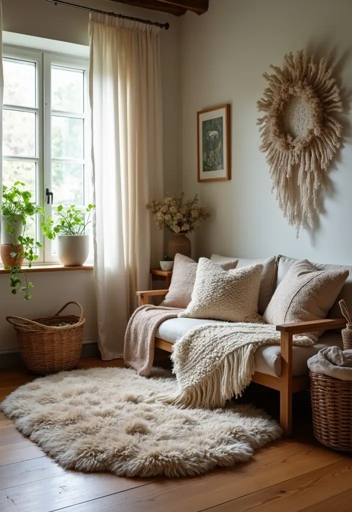 30+ Cottage Office Ideas That Feel Cozy and Inviting 4 30 Cottage Office Ideas That Feel Cozy and Inviting 4. Cozy Textiles