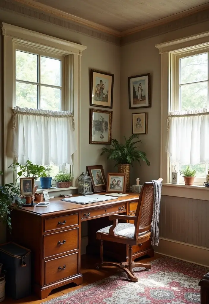 30+ Cottage Office Ideas That Feel Cozy and Inviting 8 30 Cottage Office Ideas That Feel Cozy and Inviting 8. Personal Touches