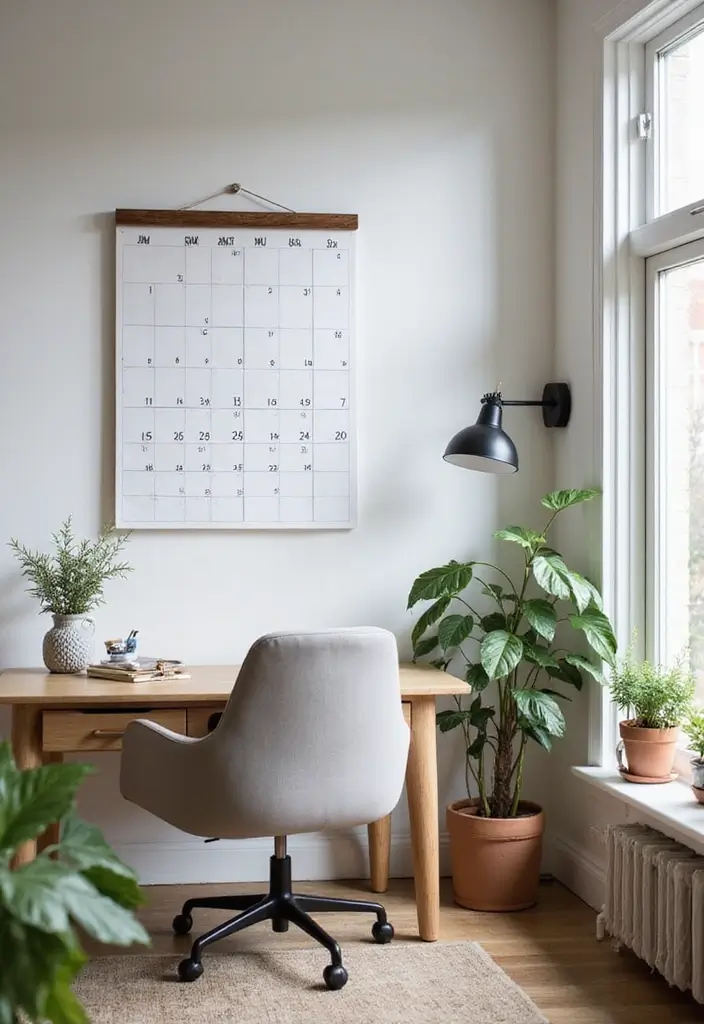 30+ Glam Office Ideas for a Stylish Work Atmosphere 27 30 Glam Office Ideas for a Stylish Work Atmosphere 27. Elegant Wall Calendars