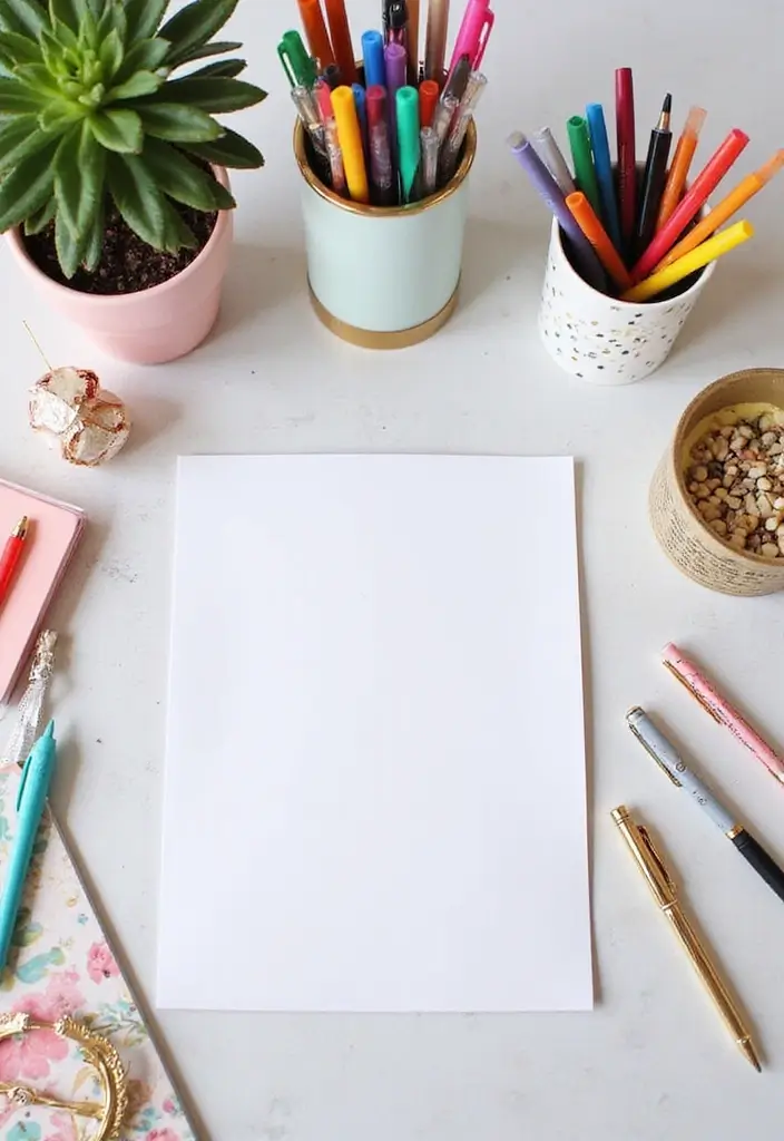 30+ Glam Office Ideas for a Stylish Work Atmosphere 29 30 Glam Office Ideas for a Stylish Work Atmosphere 29. Stylish Office Supplies