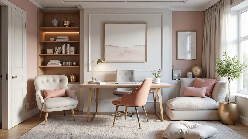 30+ Glam Office Ideas for a Stylish Work Atmosphere