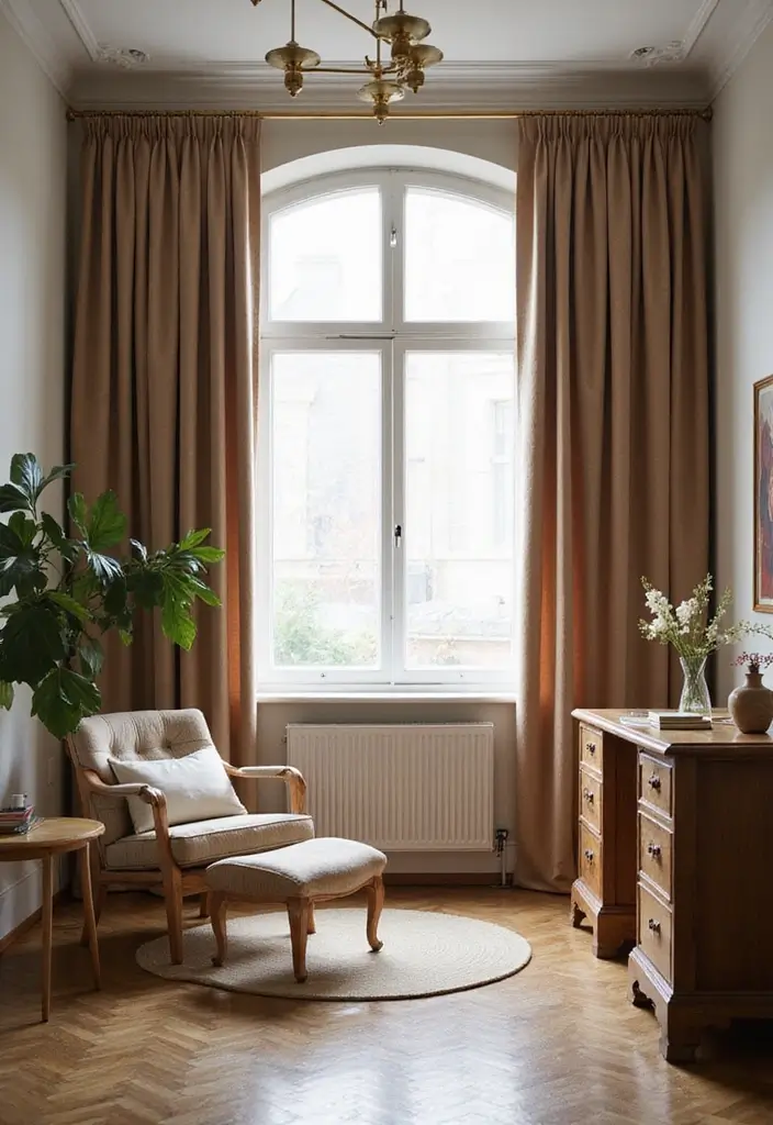 30 Office Curtain Ideas for Style and Privacy 25. Practical Soundproof Curtains