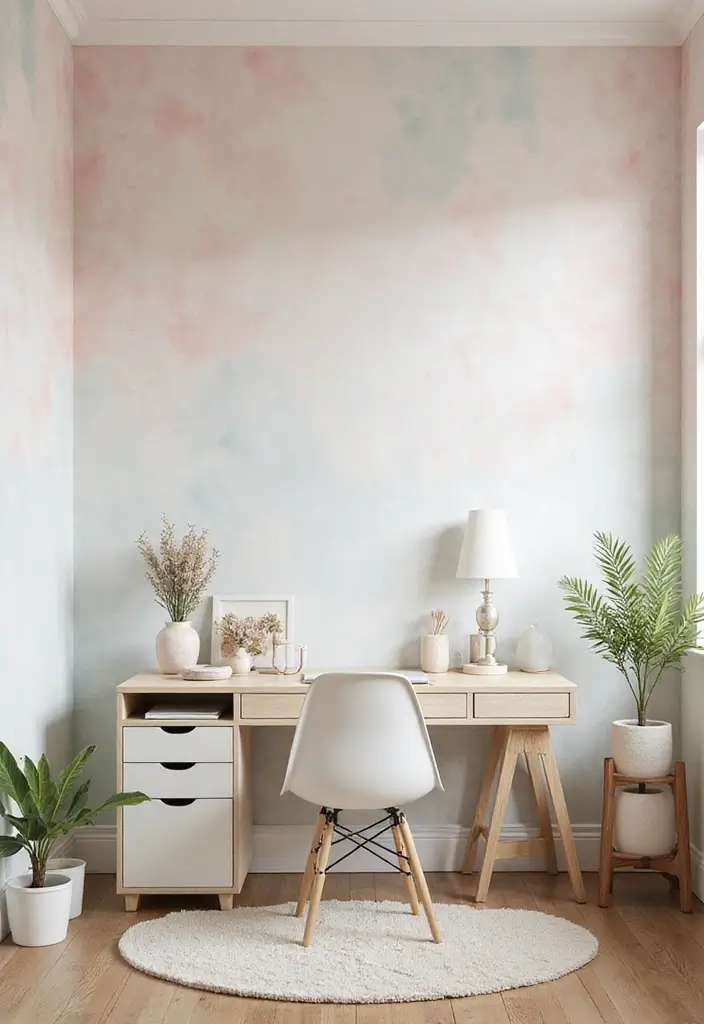30+ Office Wallpaper Ideas You’ll Want to Try 18 30 Office Wallpaper Ideas Youll Want to Try 18. Soft Pastel Shades